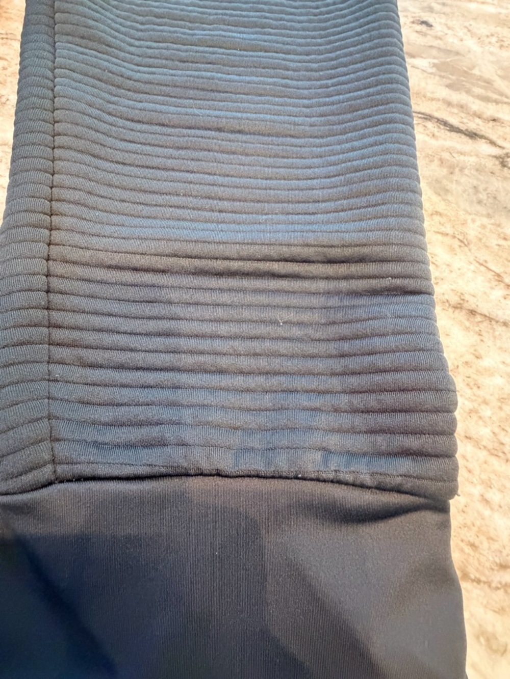 Nike Dri-FIT Joggers Women’s Large Black Ribbed Athletic Sweatpants - Picture 2 of 11